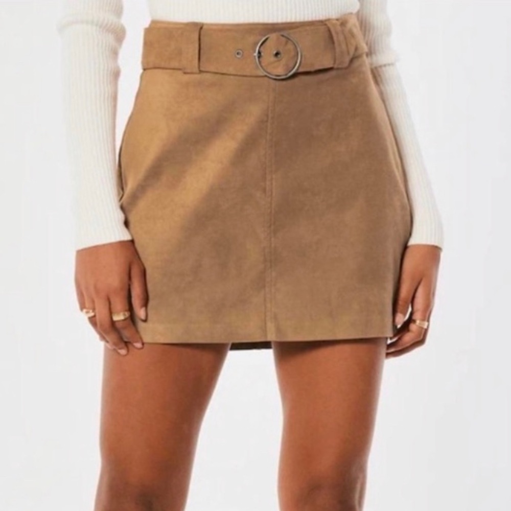 Hollister Co. Women's Tan and Brown Skirt